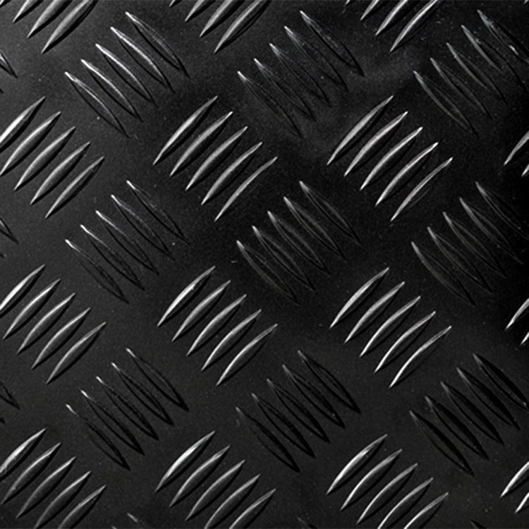 Black Aluminium Checker Plate